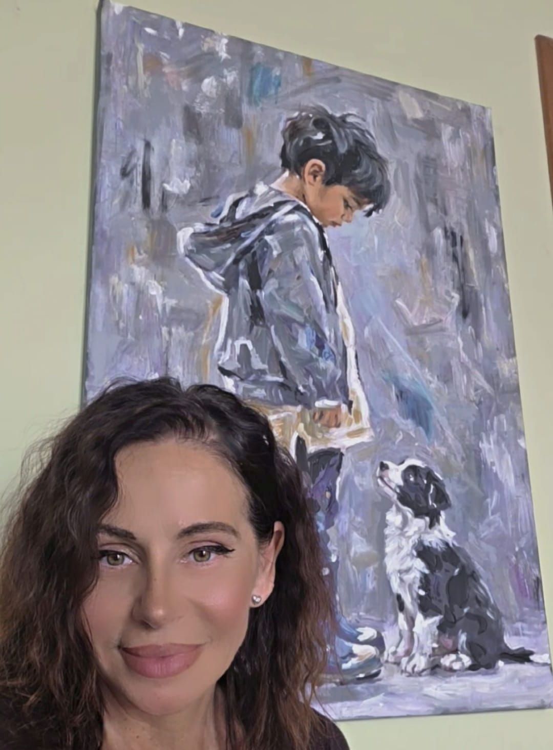 ArteDiAlina.com painting: A faithful friend